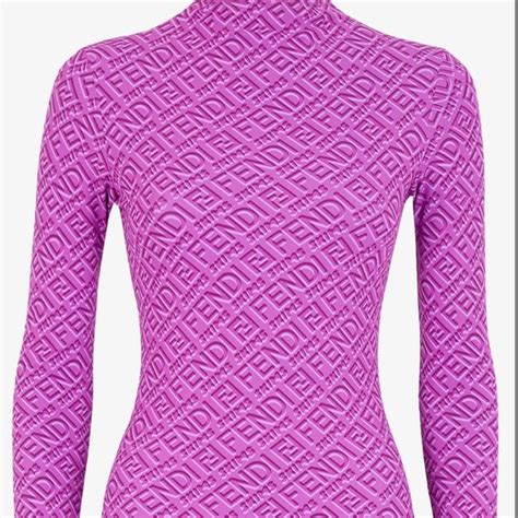 skims fendi pink bodysuit|fendi skims bodysuit long sleeve.